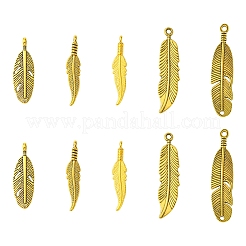 60Pcs Tibetan Style Alloy Pendants&nbsp;TIBEP-FS0001-20