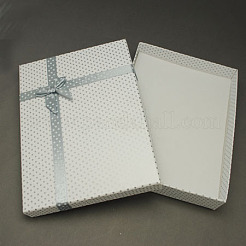 Jewelry Cardboard Boxes with Bowknot and Sponge Inside&nbsp;LS-CBOX-R022-9