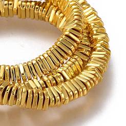 Electroplated Non-magnetic Synthetic Hematite Beads Strands&nbsp;G-M359-05G