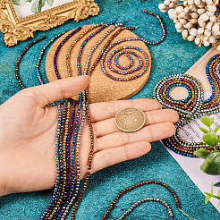 13 Strands 13 Style Electroplate Glass Beads Strands&nbsp;GLAA-TA0001-81
