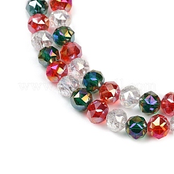 Electroplate Glass Beads Strands&nbsp;LS-EGLA-D300-04-8mm