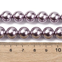 Electroplated Shell Pearl Beads Strands&nbsp;BSHE-G041-10mm-02