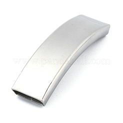 Non-Tarnish 304 Stainless Steel Slide Charms/Slider Beads&nbsp;STAS-H219-13P