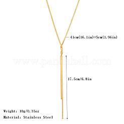 304 Stainless Steel Y-Shaped Snake Chain Lariat Necklaces for Women&nbsp;FZ8531
