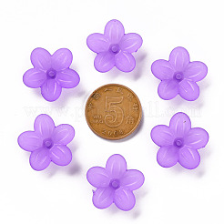 Frosted Acrylic Bead Caps&nbsp;MACR-S371-08A-747