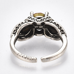 Alloy Cuff Finger Rings&nbsp;RJEW-T006-65