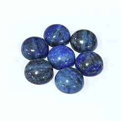 Dyed Natural Lapis Lazuli Gemstone Dome/Half Round Cabochons&nbsp;G-J330-06-18mm