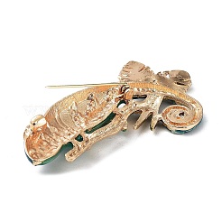 Alloy Rhinestone Brooch&nbsp;JEWB-K018-07KCG