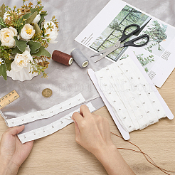 5 Yards Cotton Button Tape&nbsp;DIY-HY0003-27B