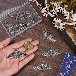 10Pcs Halloween Tibetan Style Alloy Big Pendants&nbsp;ENAM-SC0007-42