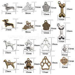 Tibetan Style Alloy Pendants&nbsp;TIBEP-SC0001-09