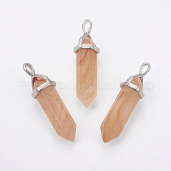 Glass Pointed Pendants&nbsp;G-E364-A02