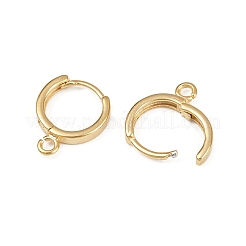 Brass Hoop Earring Findings&nbsp;X-KK-P310-26B-G