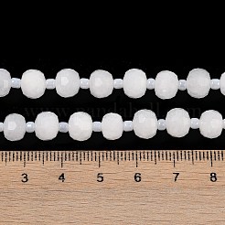 Natural White Jade Beads Strands&nbsp;G-H057-A22-07