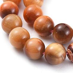 Natural Sun Tiger Eye Beads Strands&nbsp;G-D809-12-8mm