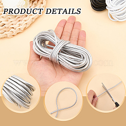 5 Yards Round PU Leather Cords&nbsp;LC-CL0001-05B