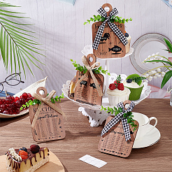 Wooden Pendant Decoration&nbsp;HJEW-WH0074-023