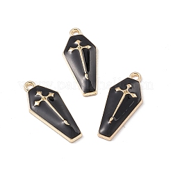 Alloy Enamel Pendants&nbsp;X-ENAM-H039-10G-B