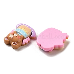 Bear Theme Opaque Resin Decoden Cabochons&nbsp;CRES-P034-06