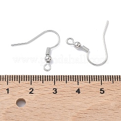 SHEGRACE Brass French Hooks with Coil and Ball&nbsp;XGR0001P-01P