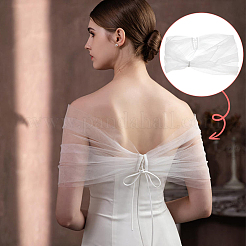 Polyester Bridal Lace Shawls&nbsp;AJEW-WH0473-22