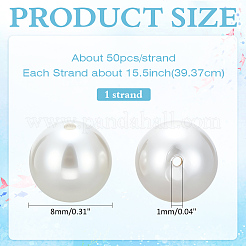1 Strand Shell Pearl Beads Strands&nbsp;BSHE-ME0001-01