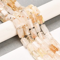 Heated Natural Citrine Beads Strands&nbsp;G-G068-A20-01