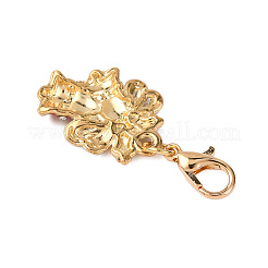 12Pcs 12 Styles Christmas Theme Alloy Enamel Pendant Decorations&nbsp;HJEW-JM04003