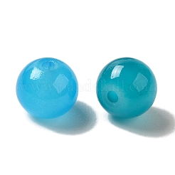 600Pcs 24 Colors Baking Paint Imitation Jade Glass Round Beads&nbsp;DGLA-JP0001-29-8mm