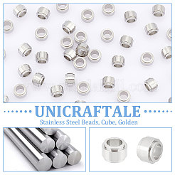 100Pcs 201 Stainless Steel Beads&nbsp;STAS-UN0048-82