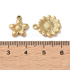 10Pcs 304 Stainless Steel Pendants&nbsp;STAS-P426-06G