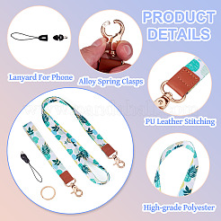 1 Set Polyester Mobile Straps&nbsp;HJEW-TA0001-40C