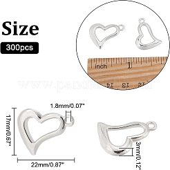 300Pcs Plating ABS Plastic Pendants&nbsp;KY-FH0001-17