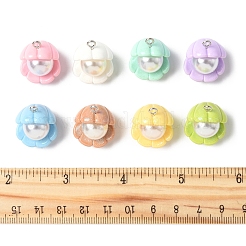 16Pcs 8 Colors Opaque Resin Pendants&nbsp;RESI-FS0002-02