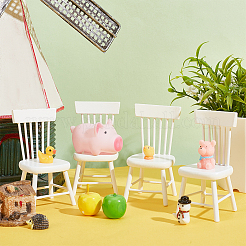 Mini Wood Chairs&nbsp;AJEW-WH0041-76A