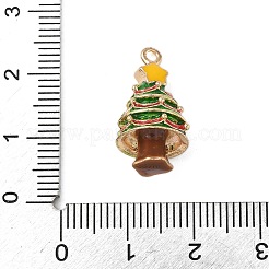 Christmas Alloy Enamel Pendants&nbsp;ENAM-F156-01G-04