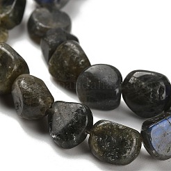 Natural Larvikite Beads Strands&nbsp;G-P497-01E-85