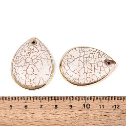 Dyed Synthetic Turquoise Teardrop Pendants&nbsp;TURQ-T004-28