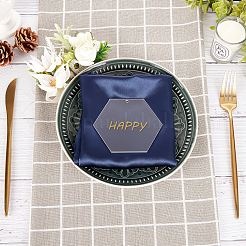 Hexagon Transparent Acrylic Big Pendants&nbsp;TACR-BC0001-11