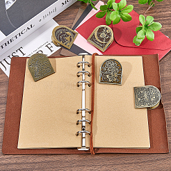 2 Bags Tibetan Style Zinc Alloy Decorative Binder Clips&nbsp;FIND-CP0003-18A