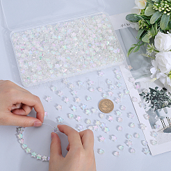 800Pcs 2 Styles Eco-Friendly Transparent Acrylic Beads&nbsp;TACR-SP0001-01B