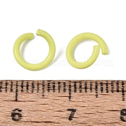 Spray Painted Iron Open Jump Rings&nbsp;IFIN-T017-04B-27