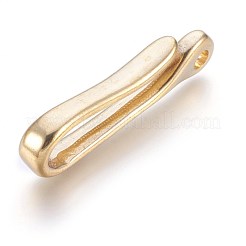 Brass S Hook Clasps&nbsp;KK-WH0020-01