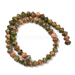 Natural Unakite Beads Strands&nbsp;G-P595-C06-01