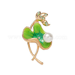 Lotus Alloy Enamel Brooches&nbsp;PW-WG3C447-01