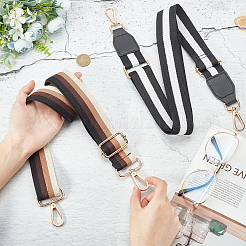 2 Style Stripe Pattern Polyester Bag Tape&nbsp;FIND-FH0002-90