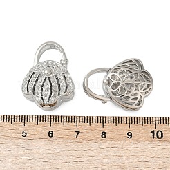 Brass Pendant Rhinestone Settings&nbsp;KK-G532-19P