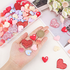 120Pcs 10 Style Resin Cabochons&nbsp;CRES-NB0001-29