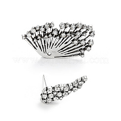 Alloy & Rhinestone Stud Earrings&nbsp;WG885AD-01