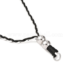 2Pcs Waxed Polyester Necklace Makings&nbsp;AJEW-JB01390